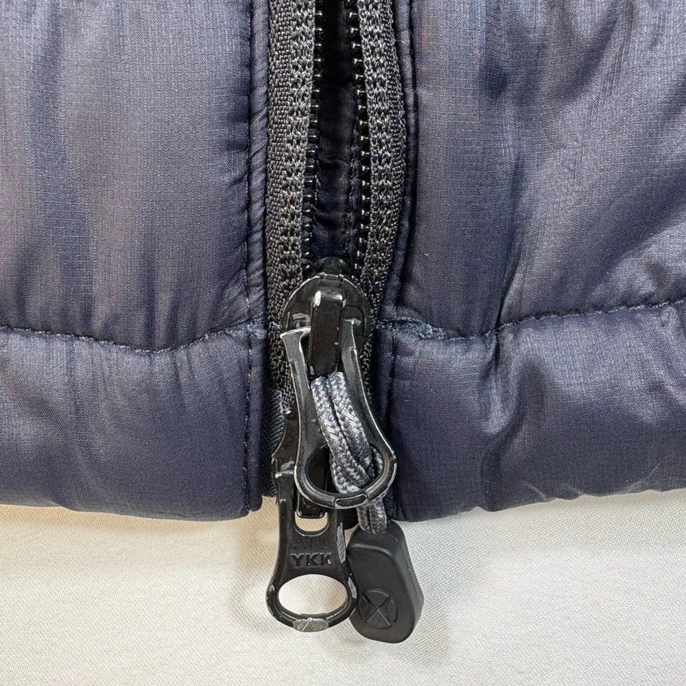 HAKRO Hybrid Gilet Contrast Navy Gray Outdoor Zip Front Vest - Picture 4 of 16